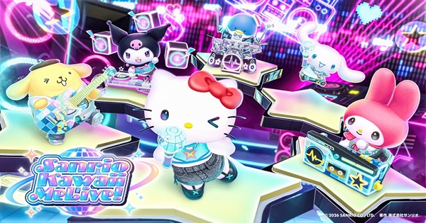 Hello Kitty khai phá vũ trụ vũ đạo qua siêu phẩm game âm nhạc Sanrio Kawaii Me Live!